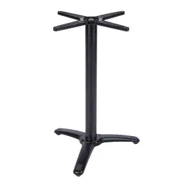 Pied de table - Roma - 3 pieds - Noir - Fonte - G-Line