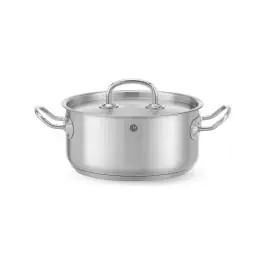 Casserole peu profonde avec couvercle - Ø 20 cm - 3 litres - Hendi - Gamme Cuisine - 836019