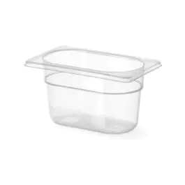 Plateau Gastronorm 1/9 - Polypropylène - H 10 X 10.8 X 17.6 CM - Hendi - 880524