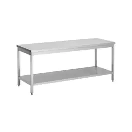 RVS Werktafel - Demontabel - Met Onderschap - G-Line