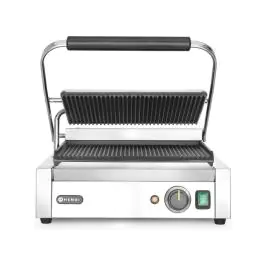 Contactgrill Panini - RVS - H 21 X 37 X 43 CM - Hendi - H263655