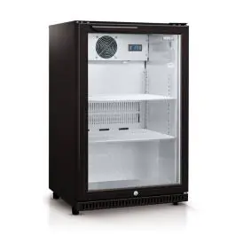 Réfrigérateur porte vitrée - 112 litres - 1 porte - Noir - Husky - C1-865-BK-NL-HU