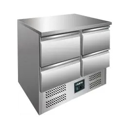 Etabli réfrigéré - H 89 x L 90 cm - inox - Saro - 323-1009
