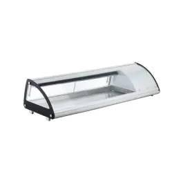 Meuble à sushi GN 1/3 63L - inox - H 33 X 45 X 130,7 CM - Arktic - 233757