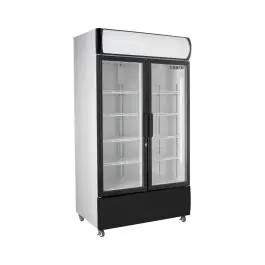 Réfrigérateur porte vitrée - 580 litres - 2 portes - Saro - 453-1007