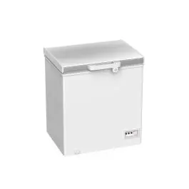 Congélateur coffre - Couvercle en acier inoxydable - 140 litres - Blanc - 230 V - G-Line