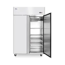 Koelkast - 940 Liter - 2-Deurs - Geventileerd - RVS - Hendi