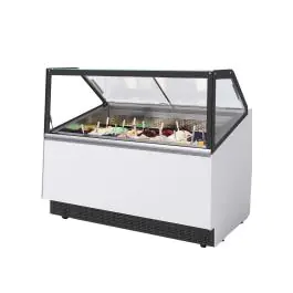 Vitrine à glace Scoop Delight - Porte en verre - 16 boîtes - 282 litres - 230V - G-Line