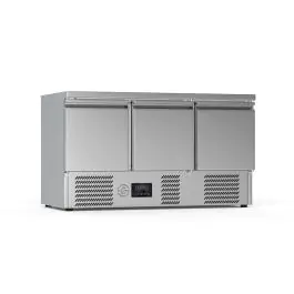 Etabli réfrigéré - 3 portes - inox - G-Line