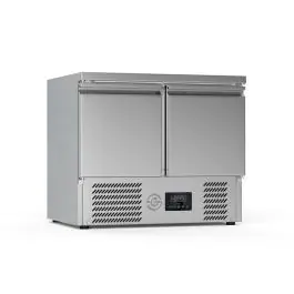 Établi réfrigéré - 2 portes - Acier inoxydable - G-Line
