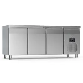 Établi réfrigéré - 3 portes - acier inoxydable - Ligne G700