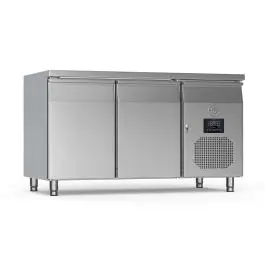 Établi réfrigéré - 2 portes - acier inoxydable - Ligne G700