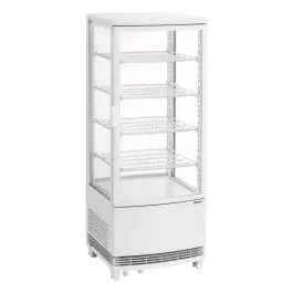 Mini Koelvitrine 98L2T - Wit - Bartscher