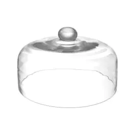 Cloche en verre - H 14 X 27.5 CM - Hendi
