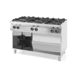Gasfornuis met Ombouw - Kitchen Line - Hendi - 226094