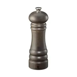 Moulin à poivre - H 18 CM - 0,24 KG - Ø5,9 CM - Bois de hêtre - Foncé - Zassenhaus - 892002