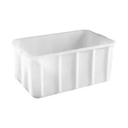 Bac gerbable - H 31 x 73 x 44 CM - 6 KG - Polyéthylène - Blanc - 72 L - 956014
