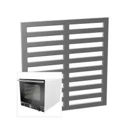 Grille SNACK - 1/2 GN - Acier inoxydable - G-Line