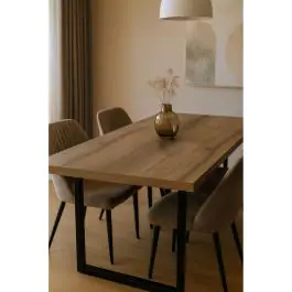 Plateau de table - Rectangle - Castle Oak Dark - Mélamine - L 120 x P 70 CM - G-Line