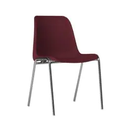 Chaise Helene - Empilable - Bordeaux - G-Line