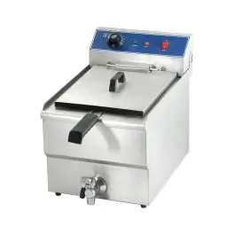 Friteuse - Electrique - Modèle de table - Vanne de vidange - 10 L - 400V - G-Line
