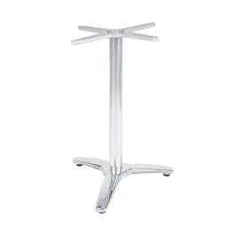 Pied de table / Pied de table - 3 Teens - Chrome - Aluminium - G-Line