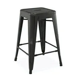 Barkruk Retro - Vintage Look - Zwart - Metaal - G-Line