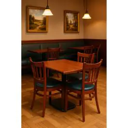Table - Frugale - Noyer - Mélamine - G-Line
