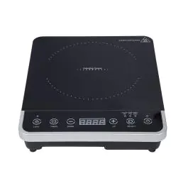 Table de cuisson à induction Basic - Noir - inox - 2000 W - G-Line