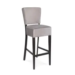 Tabouret de bar Naples - Gris clair - Tissu - G-Line