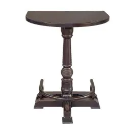 Table de poker murale - Rotterdam - Noyer - 90 x 75 cm - G-Line