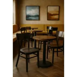 Chaise Bruxelles - Wengé - Bois - Ligne G