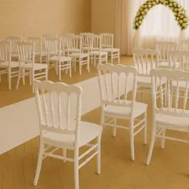 Chaise de mariage Napoléon - Blanc - G-Line