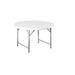 Table - Pliable - Ronde - Blanche - Ø 122 x H 74 CM - G-Line