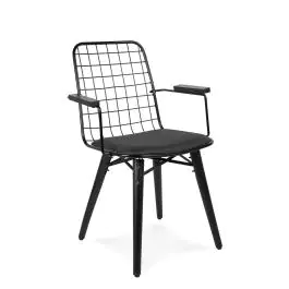 Fauteuil Café Noir - Accoudoirs - Noir - G-Line