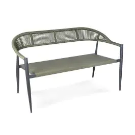 Banc de jardin 2 places Joanna - Vert olive - G-Line
