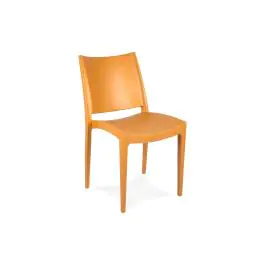 Chaise de jardin Lotus - Empilable - Jaune - G-Line