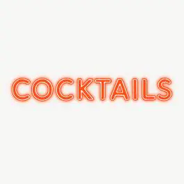 Texte lumineux néon - Cocktails - LED - RGB multicolore - G-Line
