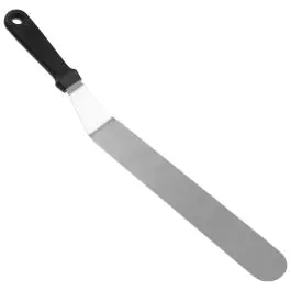 Spatule - 35 cm - Courbe - Acier inoxydable - Noire - G-Line