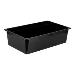 Bac gastronorme - Polycarbonate - 1/1 GN - Profondeur 150 MM - Noir - G-Line
