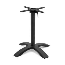 Pied de terrasse - Avilia - 4 pieds - Noir - Aluminium - Gamme G