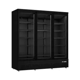 Réfrigérateur - Porte vitrée - Contrôle digital de la température - Acier peint par poudrage - 1246 Litres - 230V - H 200.3 x L 188 x P 71 CM - Saro - 453-11201