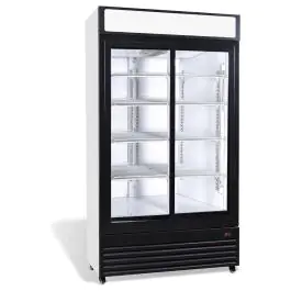 Réfrigérateur - Porte vitrée - Portes coulissantes - 2 portes - 750 litres - 230V - H 196,5 x L 112 x P 61 CM - Combisteel