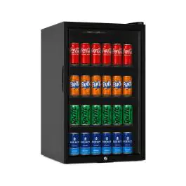 Koelkast Mini - 115 Liter - 1-Deurs - Glazen Deur - Statisch - Zwart - G-Line