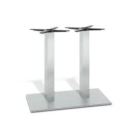Pied de table / Pied de table - Double - Acier inoxydable - G-Line