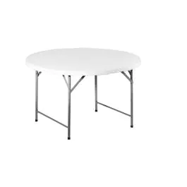Table pliante ronde blanche - Ø 180 x H 74 cm - G-Line