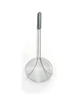 Cuillère à frire - Acier inoxydable, polyamide, nylon - H 6 x 26 x 65 cm - Hendi - 640920