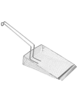 Pelle à frites - Acier inoxydable - H 16 x 18 x 47 cm - Hendi - 642504