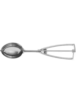 Cuillère à portion ovale stöckel - acier inoxydable - 5.2 X 7 CM - Hendi - 755259