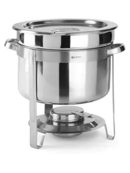 Réchaud à soupe - Acier inoxydable 18 0 - H 32,5 X 37 CM - Hendi - 472507